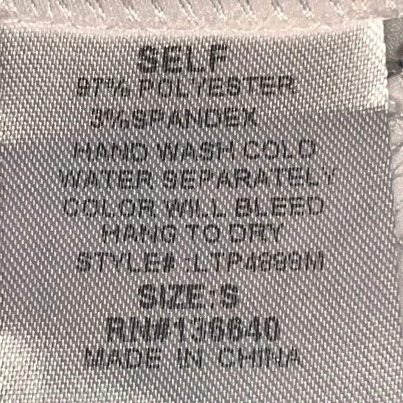 L'ATISTE COLOR ME BAD ARTSY PANTS SUIT GRAPHIC PAINTED CONTRASTING OUTLINE -  S - Picture 16 of 16